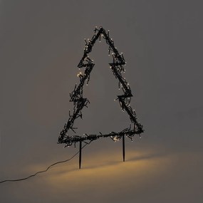 Świąteczny reflektor choinka z LED IP44 - Rudolph