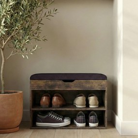 Szafka na buty z siedziskiem LEVA, 60 x 30 x 47 cm