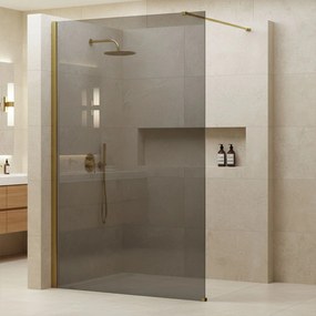 Kabina prysznicowa Walk-In Rea Flexi Grey / Gold 80