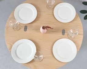 Stół półokrągły CUTTI 90x90 rozkładany jesion RAGABA