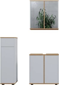 Zestaw mebli łazienkowych biały/artystyczny 60x30x62 didi