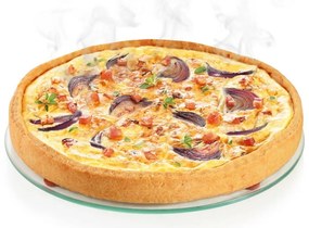 Tescocma Tortownica rozkładana DELÍCIA 24 cm, ze szklanym dnem, 28 cm