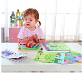 Tooky toy układanka z pinezkami kołki wpinaczka