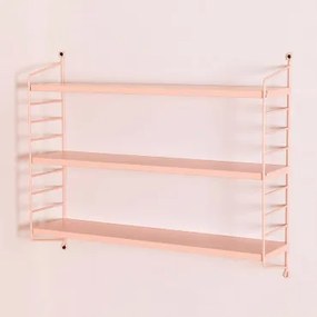 Modułowa Półka Ścienna ↔︎60 Cm Ze Stali Emine Rosa Dalia - Sklum