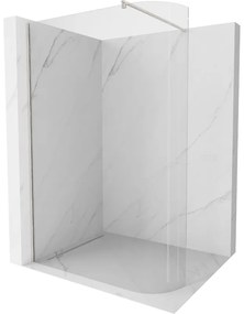 Mexen Kioto ścianka prysznicowa zaokrąglona Walk-in 80 x 200 cm, transparent 8 mm, nikiel szczotkowany - 800-080-101-97-06