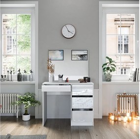 Stolik do przebierania biały 90x40x75 sherry