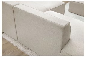 Beżowy narożnik modułowy (prawostronny/w kształcie litery L) Megeve – Bobochic Paris