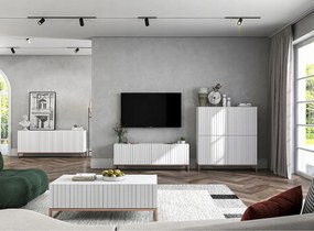 Komoda TAL 3D 168 biała mat