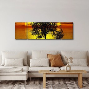 Obraz sylwetki drzewa (170x50 cm)