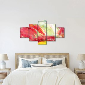 Obraz abstrakcji - malarstwo (125x70 cm)