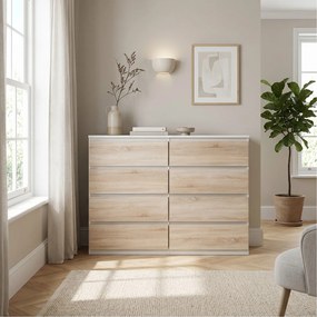 Komoda NUDO 120 cm do Salonu Sypialni Biały