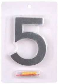 Aluminiowy numer domu 2, 3D, pow. strukturalna