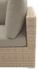 Zestaw rattanowy MALIBU dla 8 osób (cappuccino)