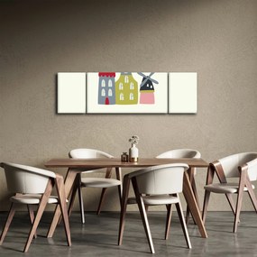 Obraz - Miasta Europy N⁰4 (170x50 cm)