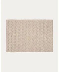 Beżowy dywan z mieszanki wełny odpowiedni do prania 160x230 cm Sybil – Kave Home