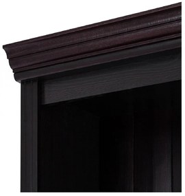 Brązowy regał z litego drewna sosnowego 222x223 cm Anita – Støraa