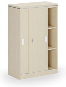 Szafa przesuwna ARRISTO LUX, 800 x 400 x 1236 mm, brzoza