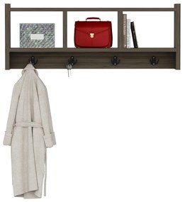 Wieszak ścienny Midnight Walnut