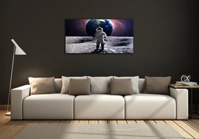 Foto obraz szkło hartowane Astronauta