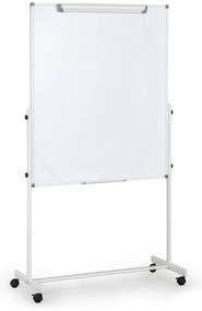 Mobilny flipchart, powierzchnia kombinowana, 1200 × 1000 mm