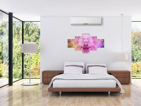 Obraz - aura medytacji (125x70 cm)