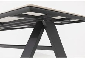 Mocca solidna NOVA PARIS - luksusowy zestaw ogrodowy 6+1