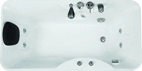 Wanna z hydromasażem GAVINO - 1-osobowa - 140L - 75 x 150 x wys.59 cm - narożnik prawy