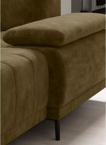 Narożnik FOCUS XL z elektryczną regulacją siedziska Prawostronny w tkaninie Promocyjnej SALVADOR 10 WERSAL