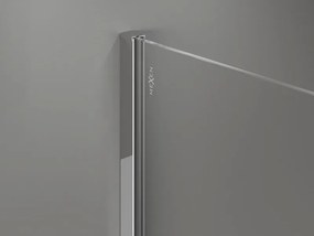 Mexen Kioto-X ścianka prysznicowa Walk-in 90 x 200 cm, transparent 10 mm, chrom - 800-090-101-01-00-X