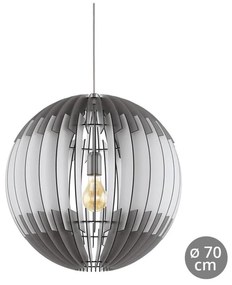 Eglo 96974 - Lampa wisząca OLMERO 1xE27/60W/230V 700mm