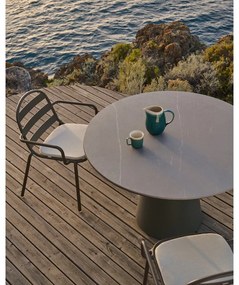 Okrągły stół ogrodowy z ceramicznym blatem ø 120 cm Tudons – Kave Home
