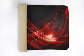 Antypoślizgowy dywanik łazienkowy Antypoślizgowy dywanik łazienkowy Czerwona abstrakcja