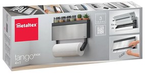 Uchwyt ścienny na rolki i folie kuchenne Tango Inox - Metaltex