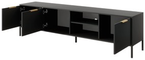 Antracytowa szafka RTV LARS 203 3D