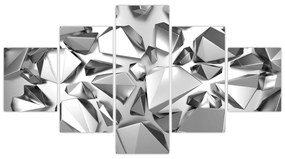 Obraz abstrakcji 3D (125x70 cm)