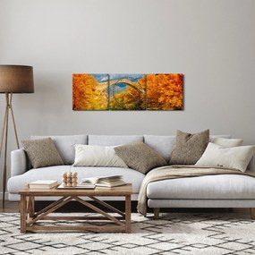 Obraz - Most Konitsa (z zegarem) (90x30 cm)