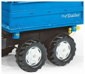Rolly toys rollytrailer przyczepa wywrotka mega trailer niebieska