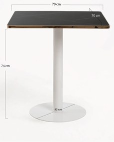 Stó Firro Kwadratowy 70cm Biay