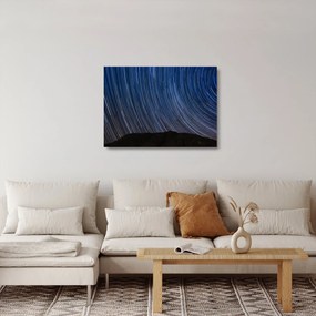 Obraz na szkle - nocne gwiazdy i niebo (70x50 cm)