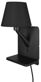 Kinkiet w kolorze matowej czerni Comfort – Trio