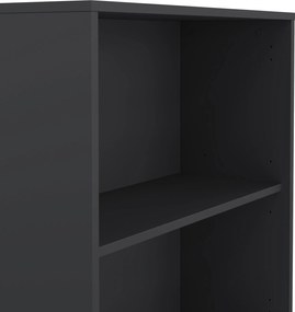 Dwudrzwiowy regał biurowy Sign 80 jackson hickory/szary mat