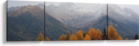 Obraz - Widok na grzbiety górskie (170x50 cm)