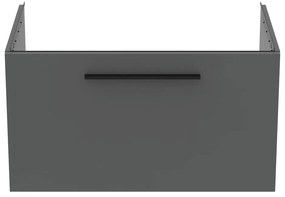 Szara wisząca szafka pod umywalkę 80x44 cm i.Life B – Ideal Standard