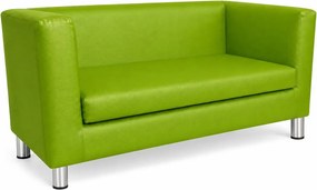 Sofa Monaco : Kolor nogi - Chrom, Kolor tkaniny - EKO-SKÓRA - 5D, Typ tkaniny - Eko-skóra , Wysokość nogi - 15 cm