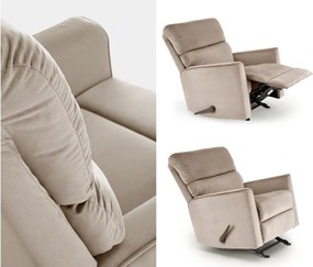 Fotel rozkładany z funkcja kołyski Karim Halmar