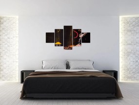 Obraz - Przyprawy w ruchu (125x70 cm)