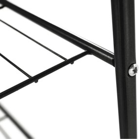 Regał metalowy Veruma, ciemnoszary