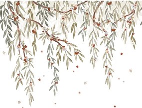 Tapeta dziecięca 200 cm x 248 cm Eucalyptus Blooming – Lilipinso