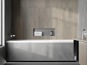 Mexen X-Wall-NR półka wnękowa bez kołnierza 60 x 20 cm, inox - 1911602010