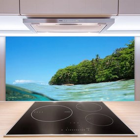 Panel Szklany Samotne Drzewo nad Morzem